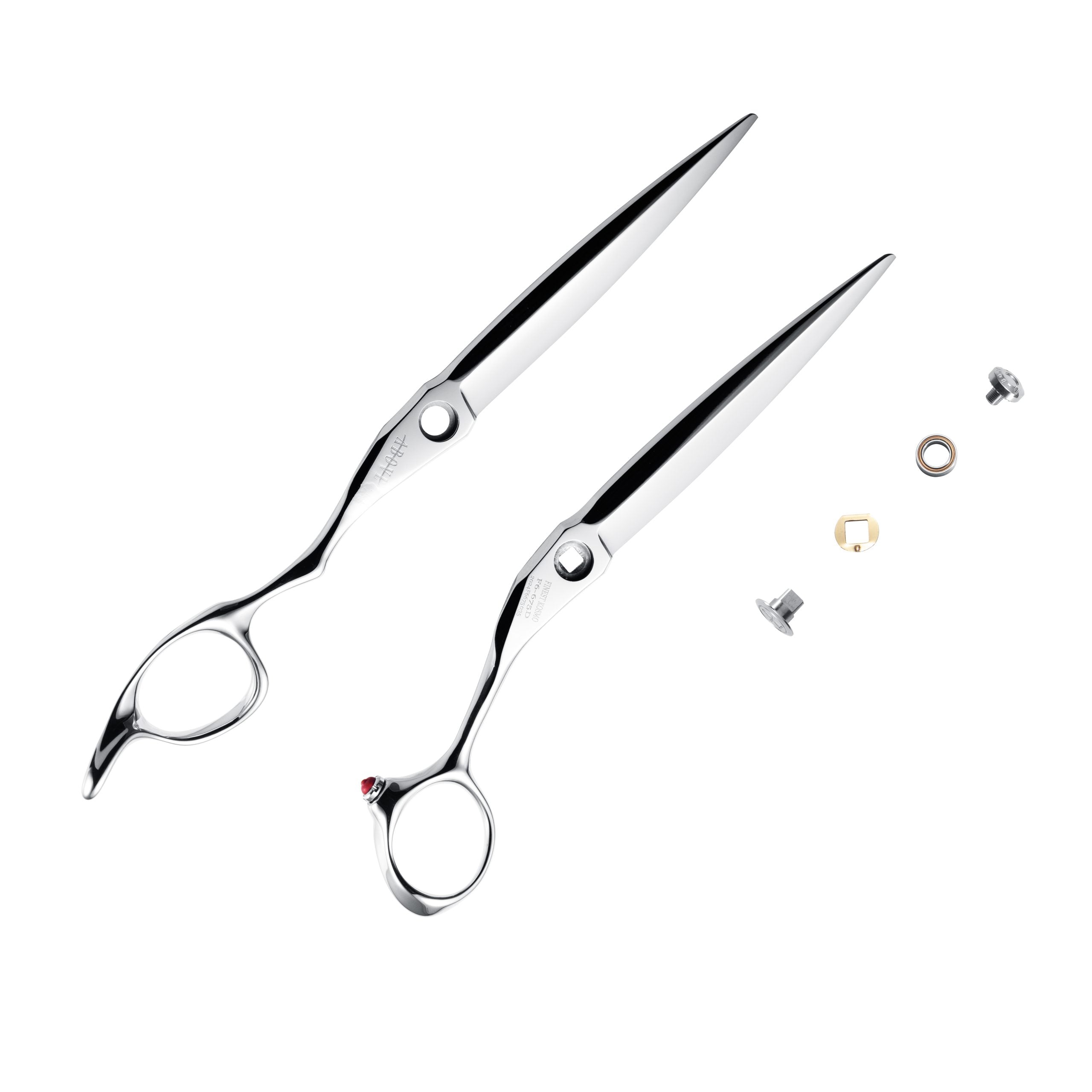 Above New Kosmo Finest D Hair Cutting Shear