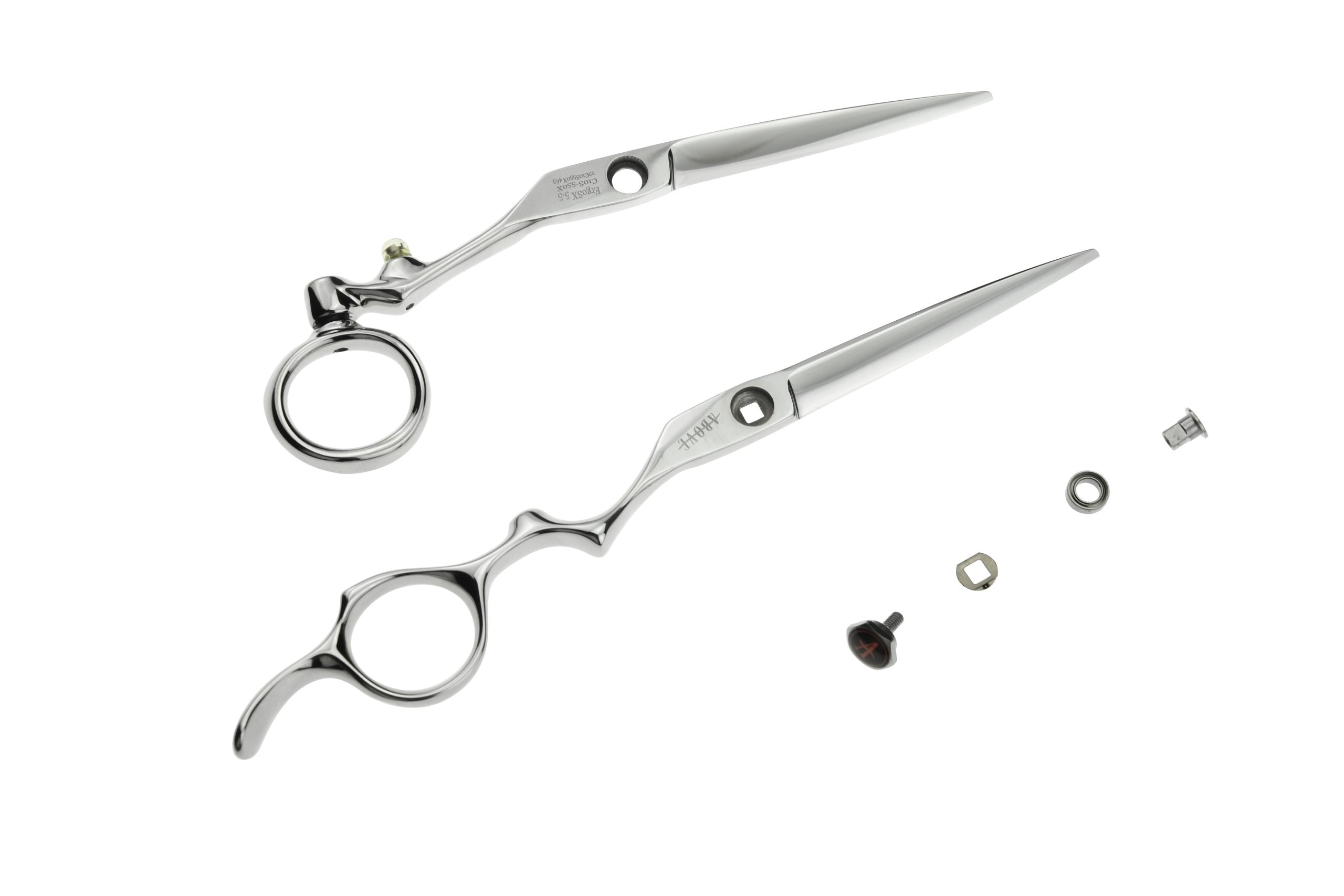 Above ErgoXS Swivel Hair Cutting Shears