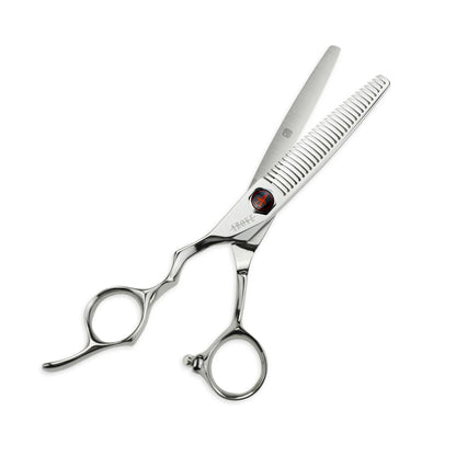 Above ErgoS Left 27TT No-Line Pinpoint Blending Swivel Shears