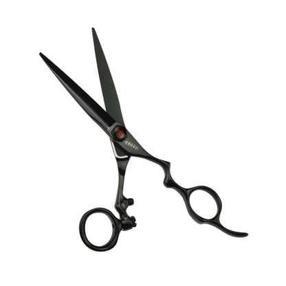 Above Ergo S Swivel Black Hair Cutting Shears
