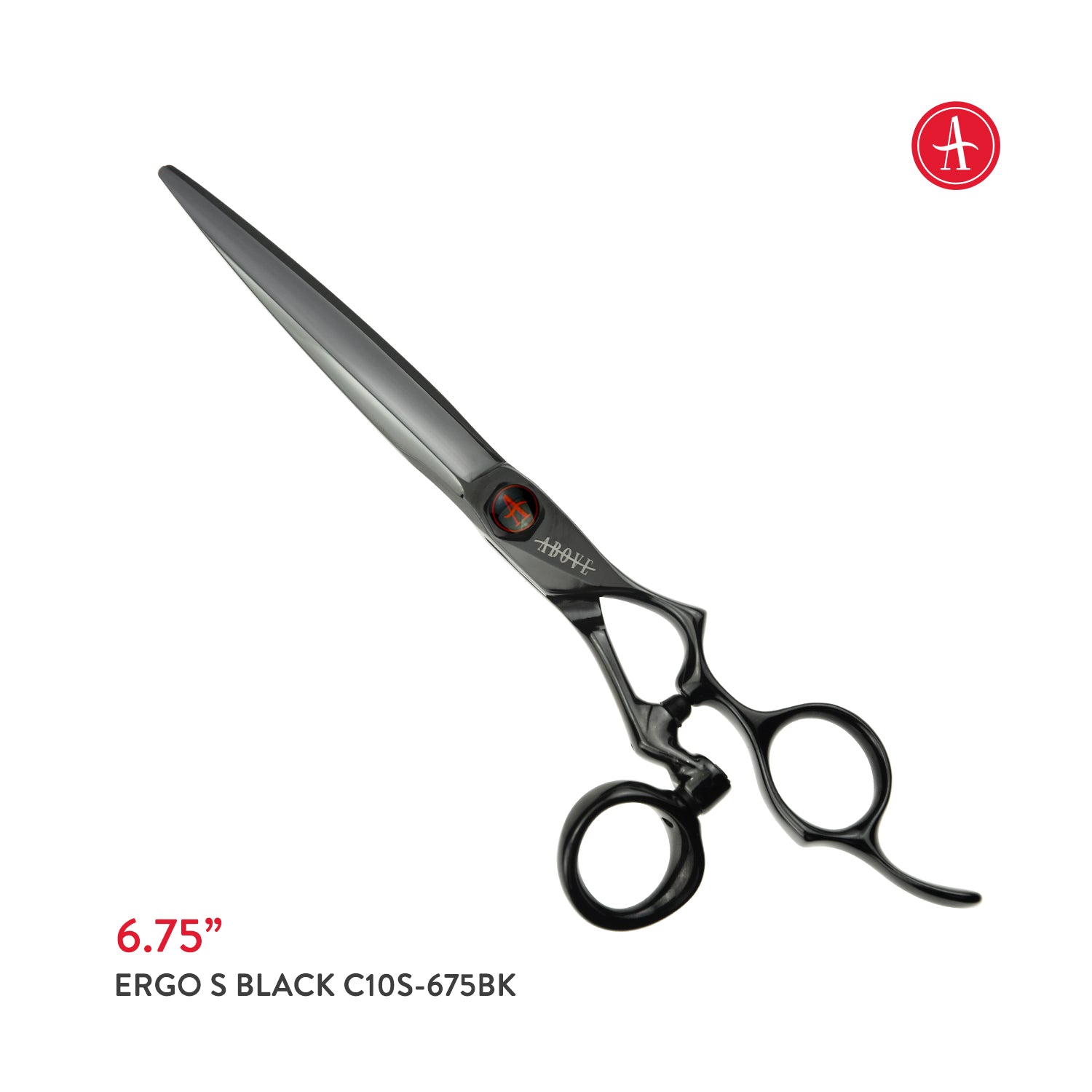 Above Ergo S Swivel Black Hair Cutting Shears
