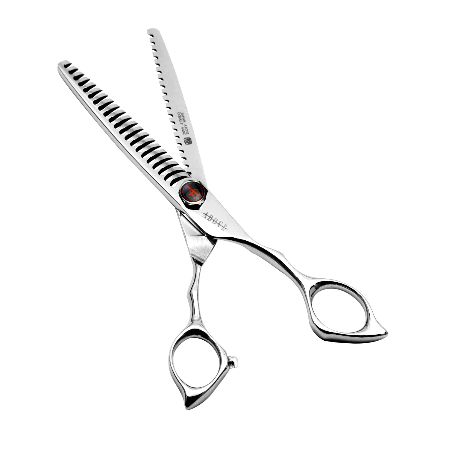 Above Flipper 21TT No-Line (Dual Tooth) Blending Shears