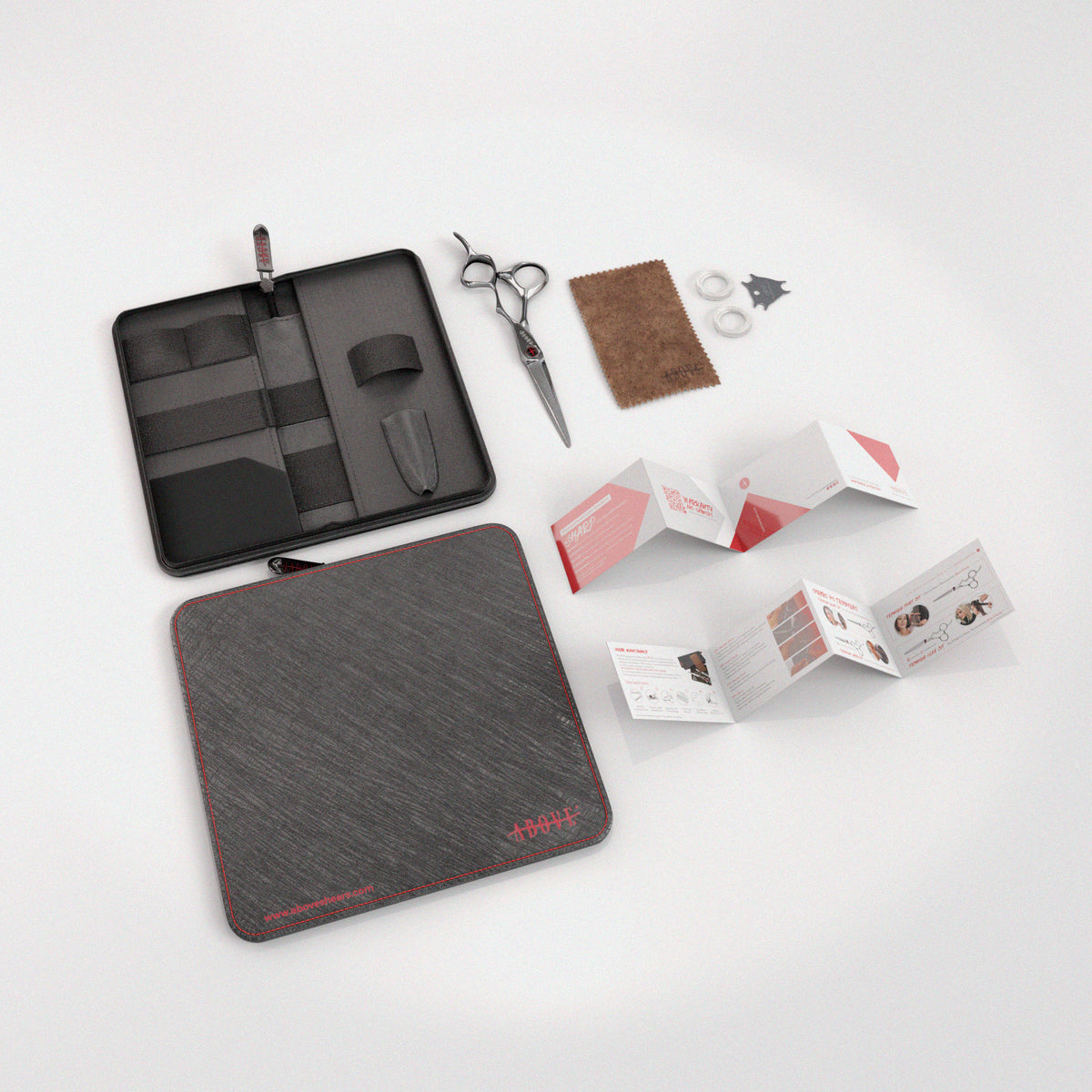 Above NOVA Hair Cutting Shears