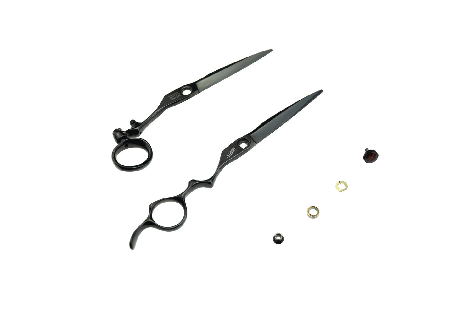 Above Ergo S Swivel Black Hair Cutting Shears