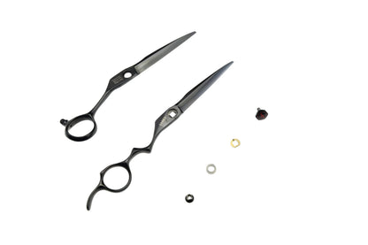 Above Ergo Black Hair Cutting Shears