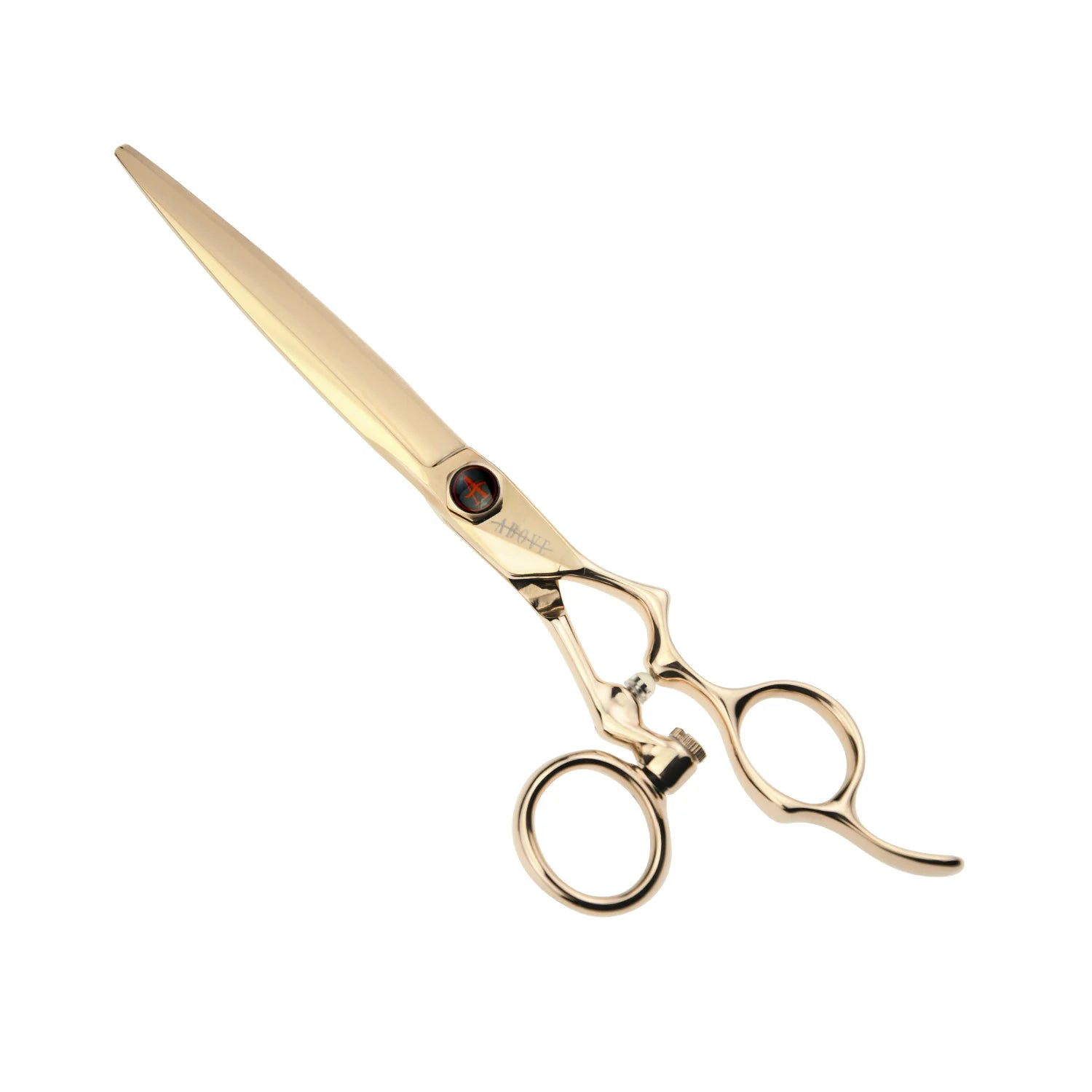 Above ErgoS Rosegold Swivel Hair Cutting Shears