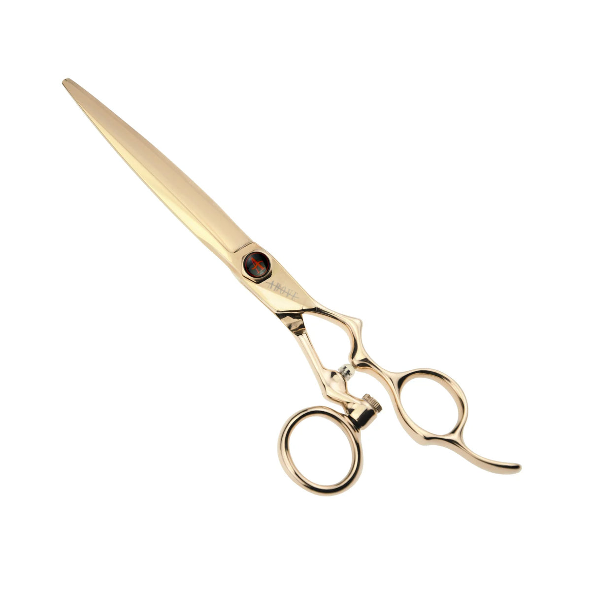 Above ErgoS Rosegold Swivel Hair Cutting Shears