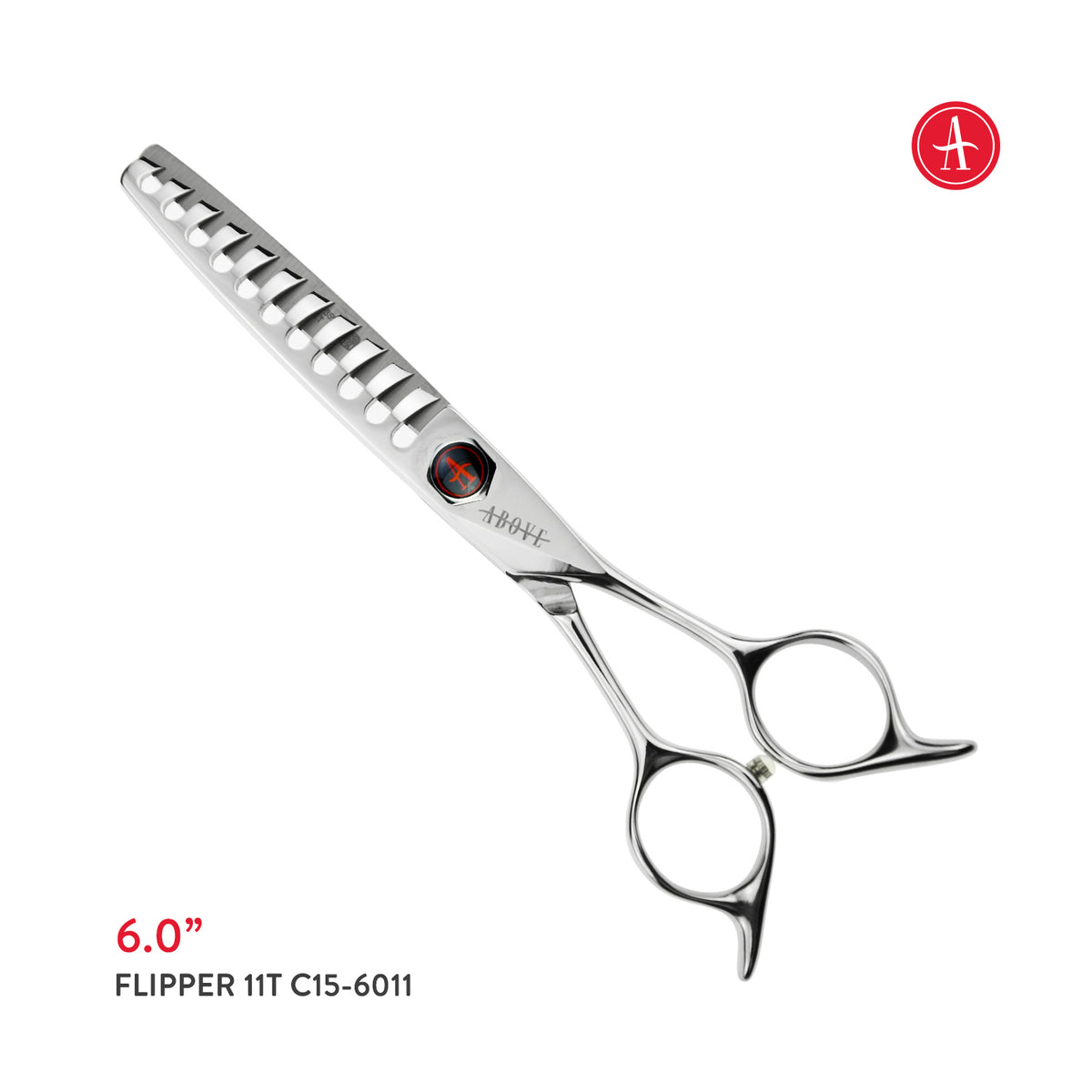 Above Flipper 11T Texturizing Hair Cutting Shears