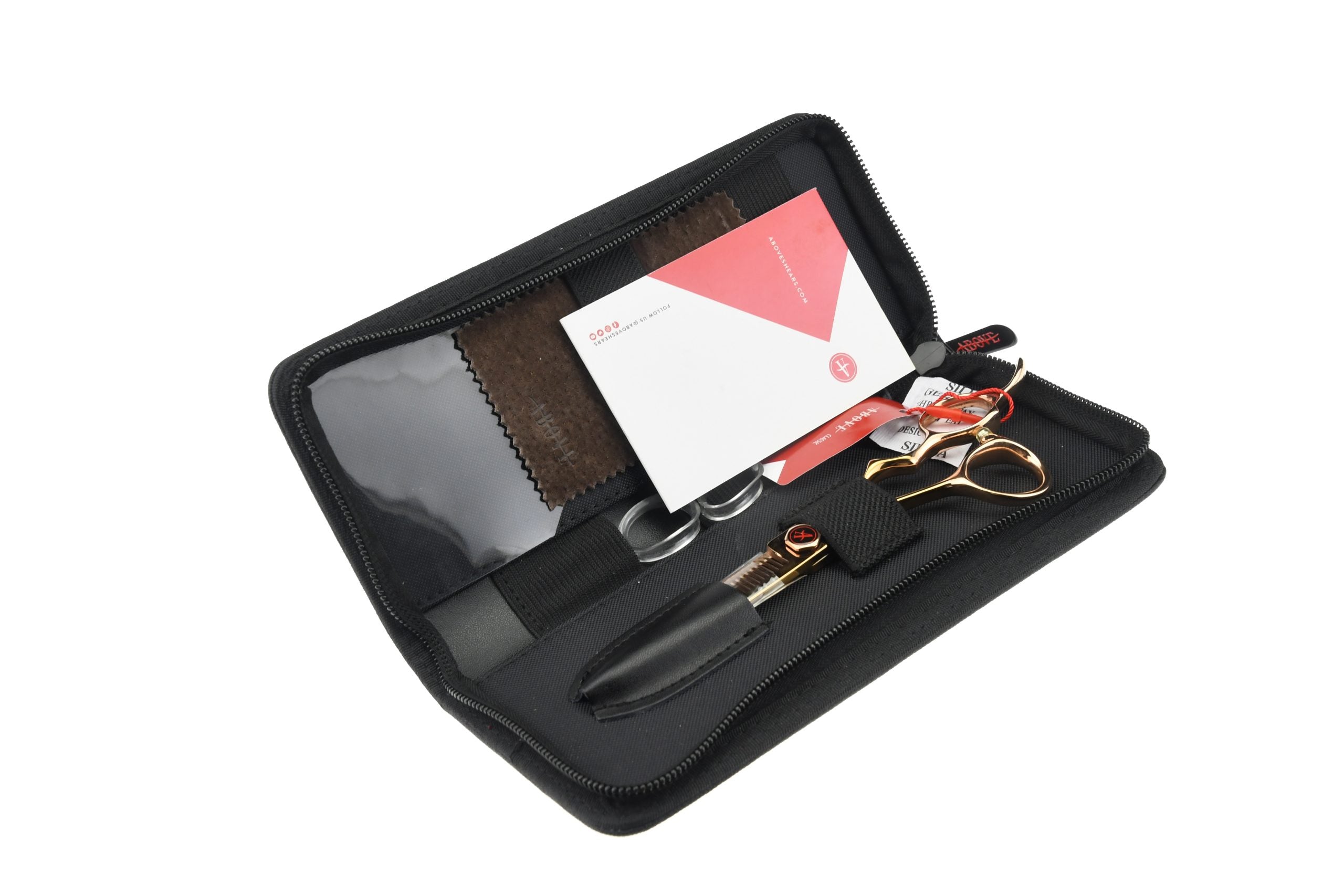 Above Ergo 35T Rose Gold No-Line Blending Hair Cutting Shears