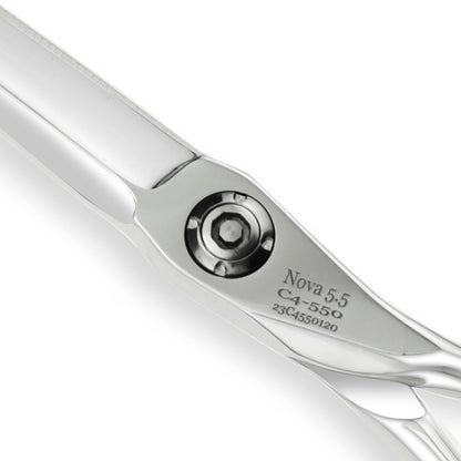 Above NOVA Hair Cutting Shears